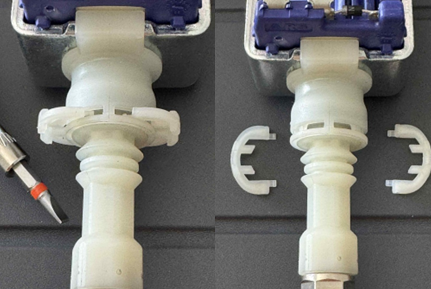 WellDrops kondenzvíz porlasztó rendszer szivattyú tisztítása - 2. lépés