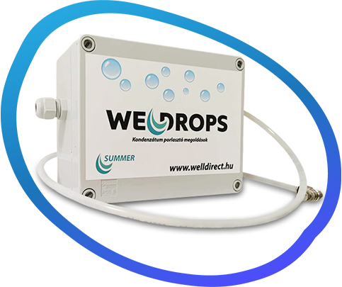 WellDrops klíma kondenzvíz porlasztó rendszer